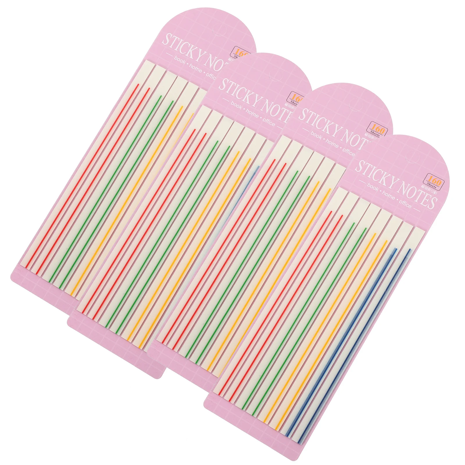 

4 Books Highlighter Tapes DIY Bookmarks Colored Sticky Tabs Aesthetic Annotating Reading Strips Office Notebook