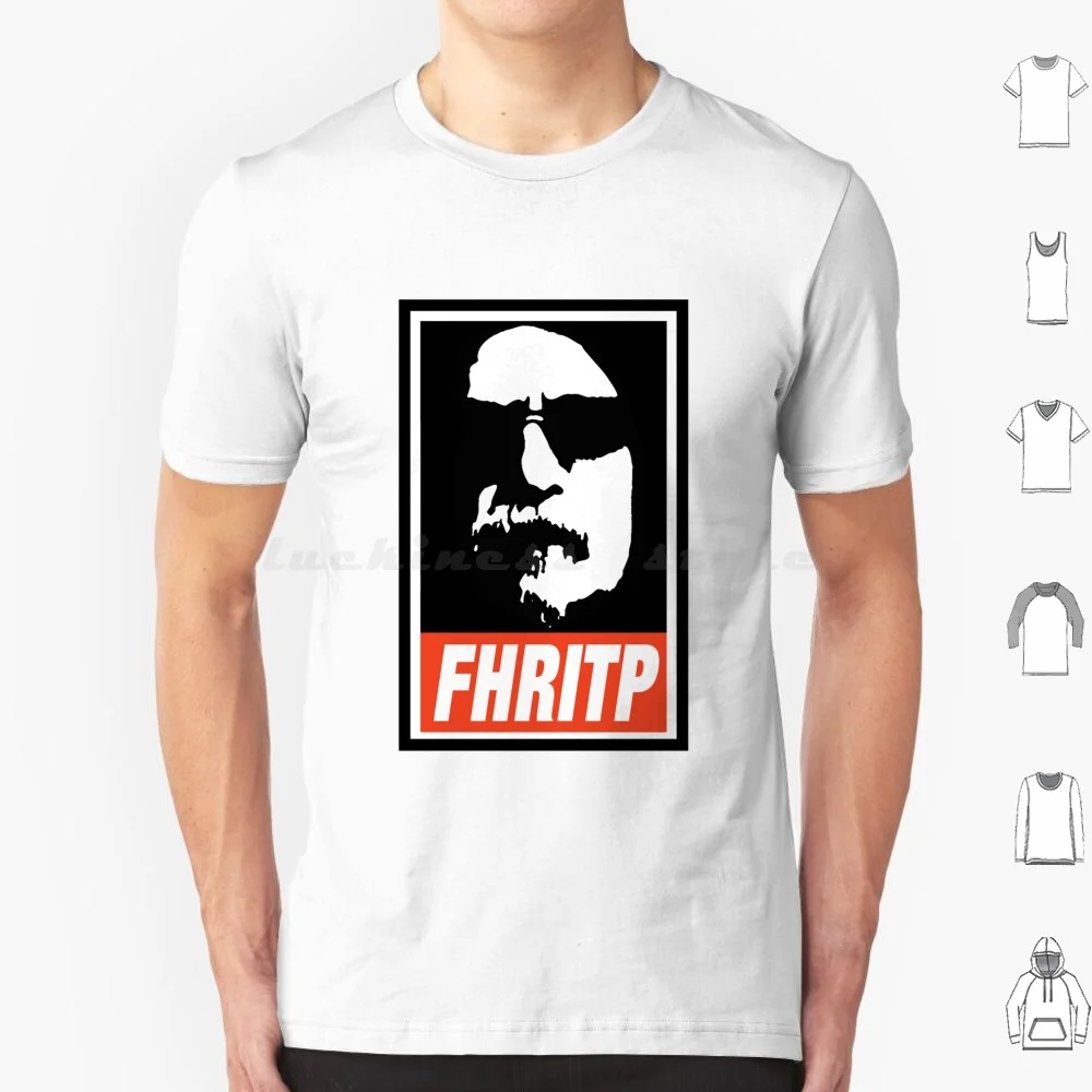 

Футболка Fhritp, хлопковая футболка для мужчин и женщин, принт «сделай сам», ТВ Fhritp, интервью, троллем, известным прерыванием