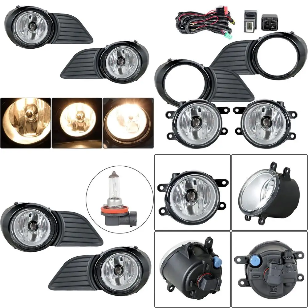 

Комплект для замены противотуманных фар Sienna 2011-2017 гг., с галогенными лампами, переключателем и проводкой