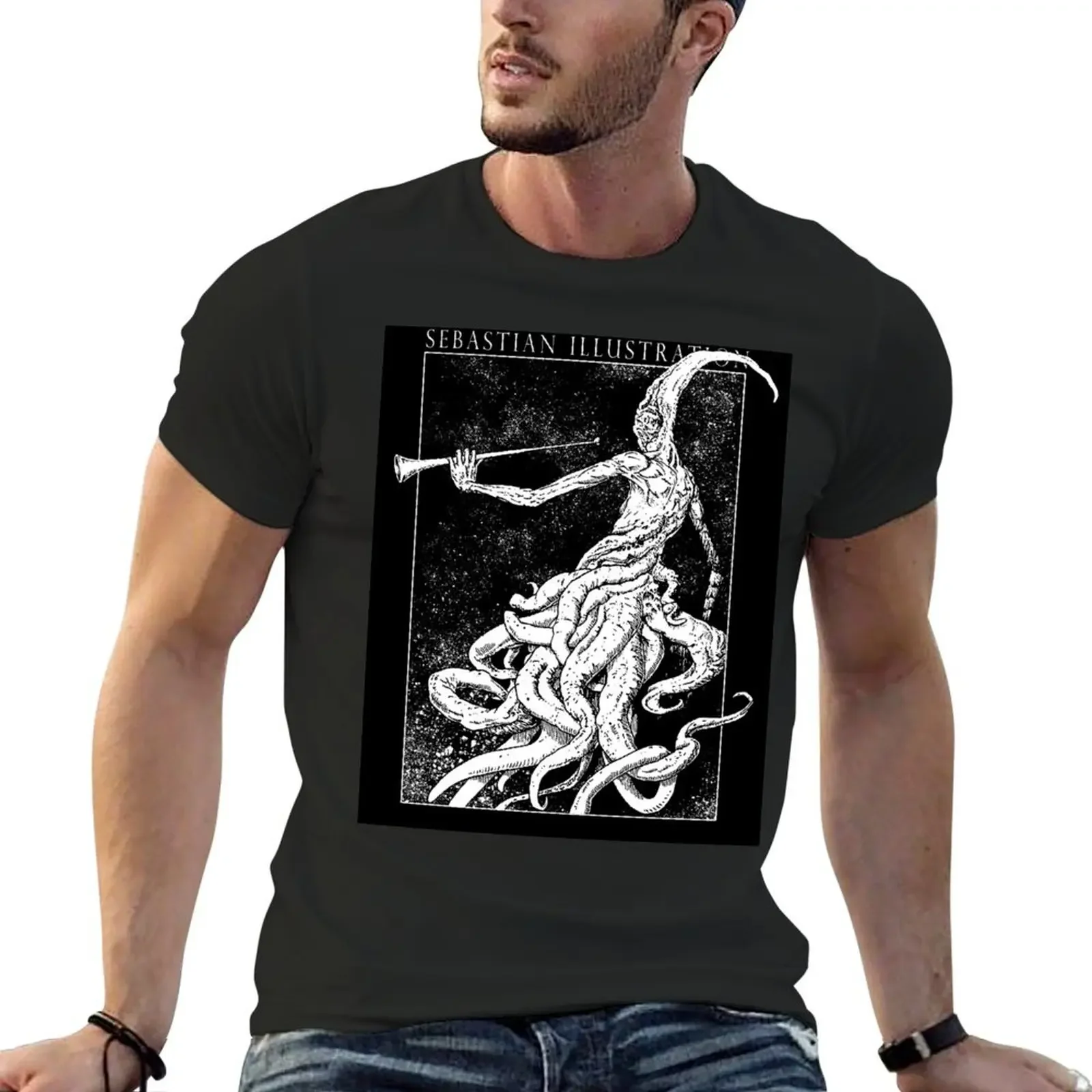 Herald of Goop T-Shirt oversizeds Short sleeve tee Louboutins mens t shirt