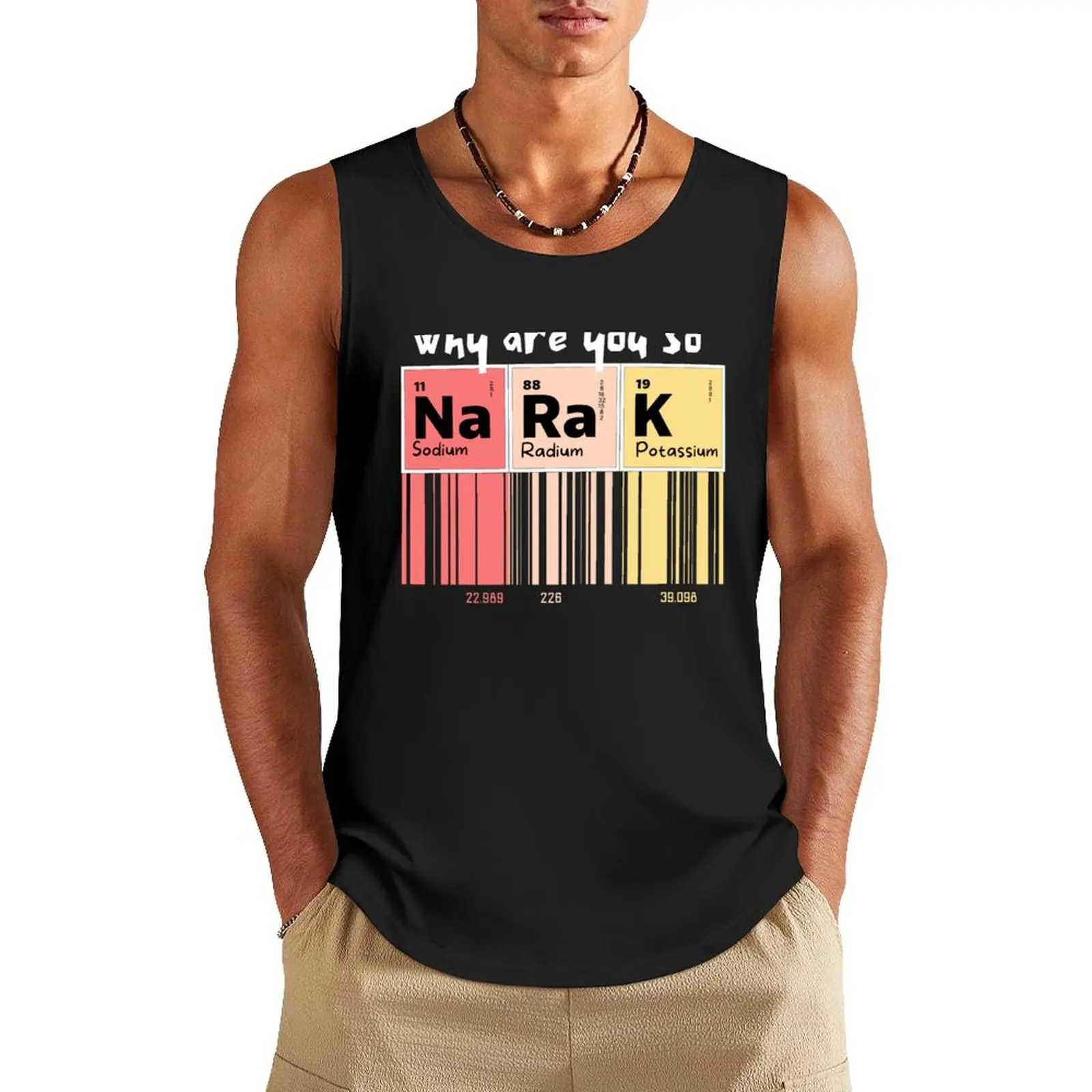 

Gemfourth why are you so sodium radium potassium my school president Tank Top cotton t-shirts man Men's gym t-shirt