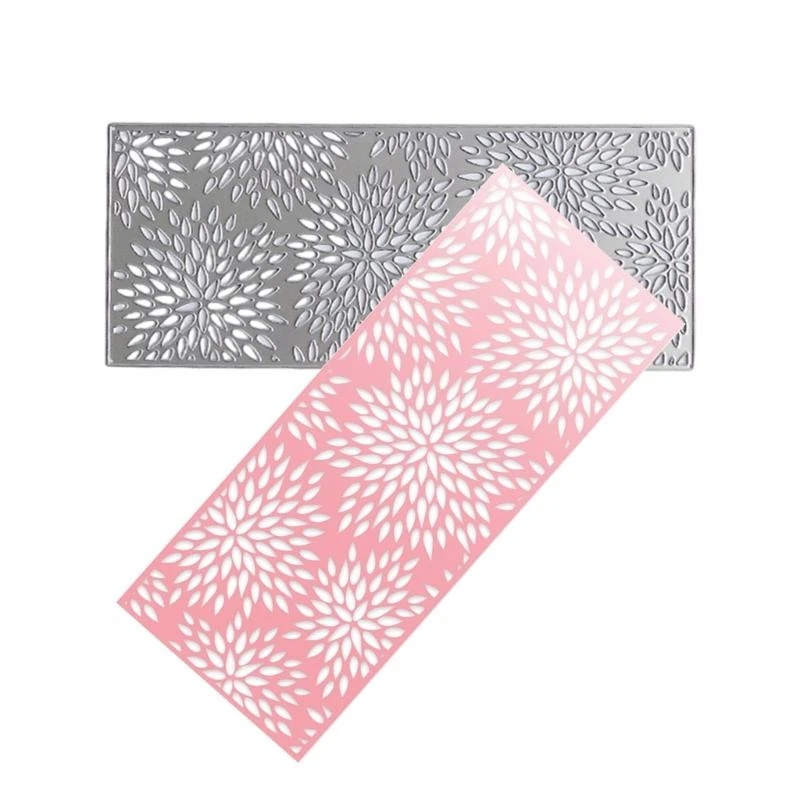 

Flower Background Cutting Dies Embossing Stencils Flower Die Cuts for Photo
