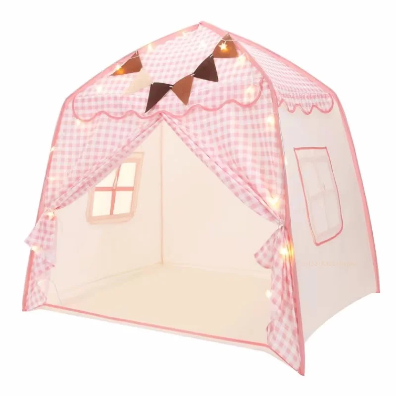 Tienda de juegos para niños, tipi plegable portátil para interiores, tienda de cama para niños, tienda de campaña con cúpula para exteriores, casa de juegos, cabaña, tienda de sueño en la cama
