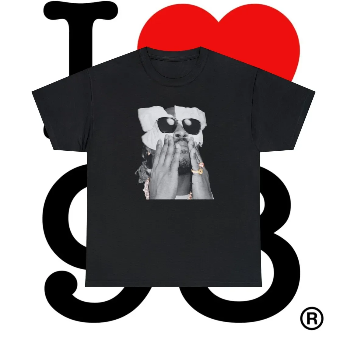 Будущее Хендрикс не может тебя видеть (ювелирные изделия бусин), футболка, которая мне никогда не понравилась, Hndrxx Ds2, Винтажная Футболка rap