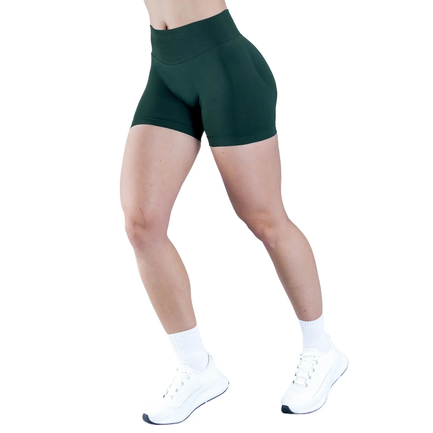 AliExpress NONE Denfy Shorts Women Seamless Gym Wear Low Waist Yoga Bike Sports Workout Fitness Leggings Running Clothing Scrunch Butt Tights