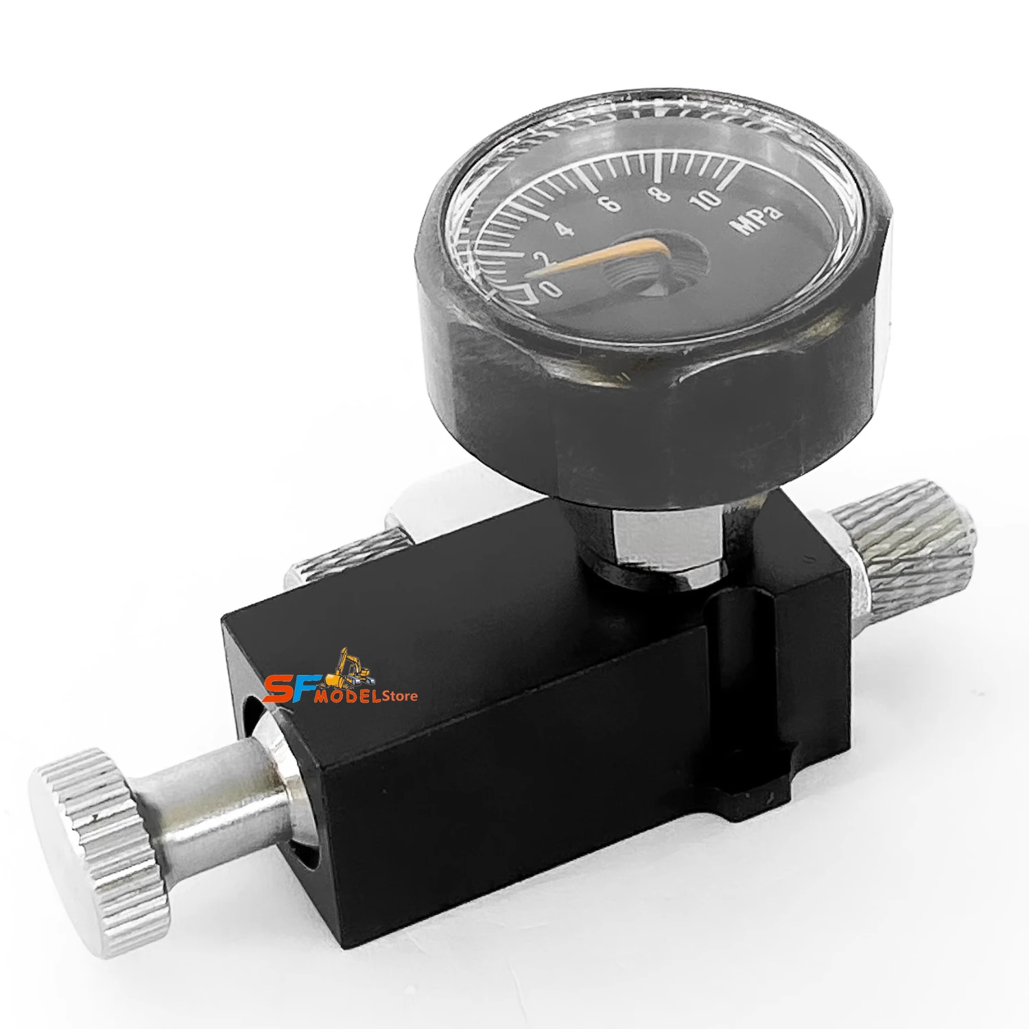 Metal Hydraulic Pressure Regulating Valve 4-8MPA Hydraulic Relief Valve 1/14 Hydraulic Excavator Loader  Bulldozer Accessories
