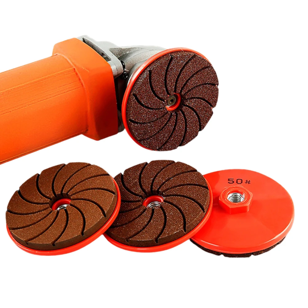 80mm 3 Inch Diamond Polishing Wet/Dry Polishing Pad With Backer For Grinding Granite Stone Concrete Marble Quartz Abrasive Tool