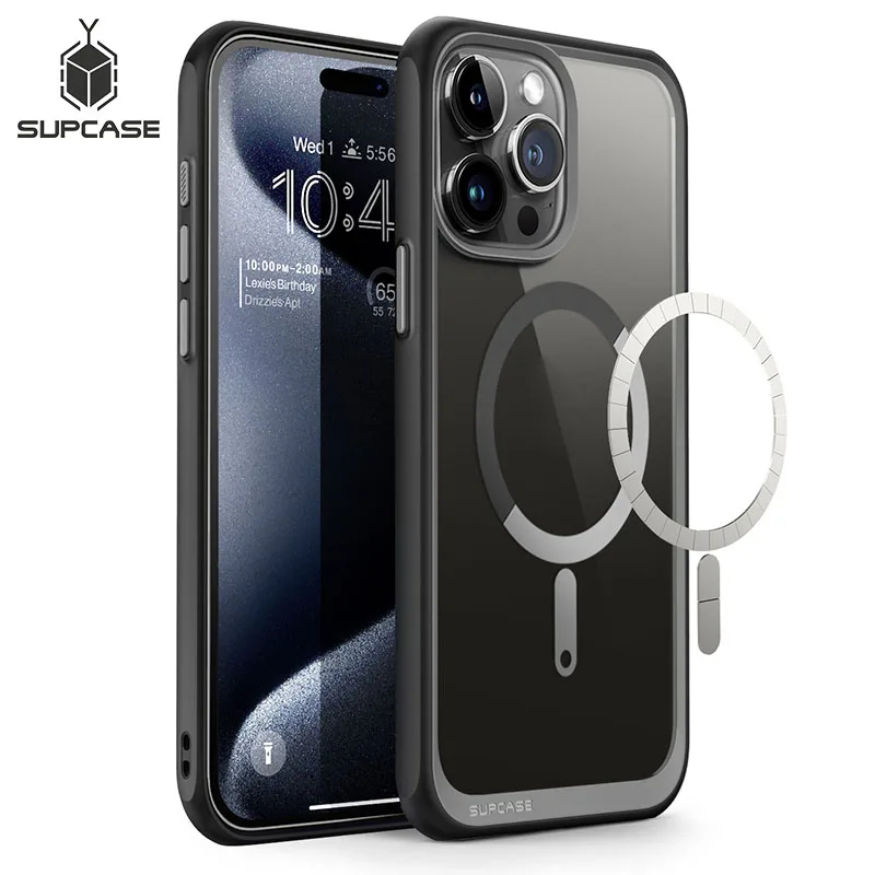 

SUPCASE For iPhone 15 Pro Max Case 6.7 inch (2023) UB Mag Series Premium Hybrid Protective Clear Case Compatible with MagSafe