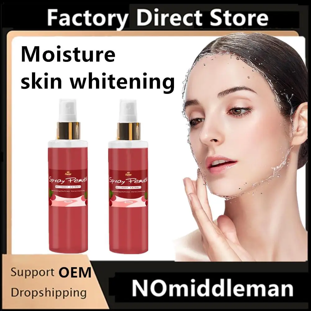 2Pcs Whitening Spray Moisturizing Nourish Essense Brightening Rejuvenation Skin Whitening Serum Shrinking Pore Face Skincare ﻿