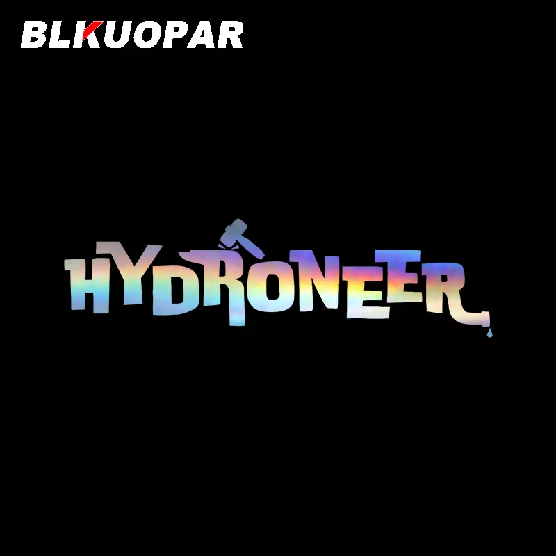 BLKUOPAR Hydroneer Puzzle Video Game Logo Car Stickers Laser Waterproof Decals Helmet Motorcycle Bumper VAN Door Protector