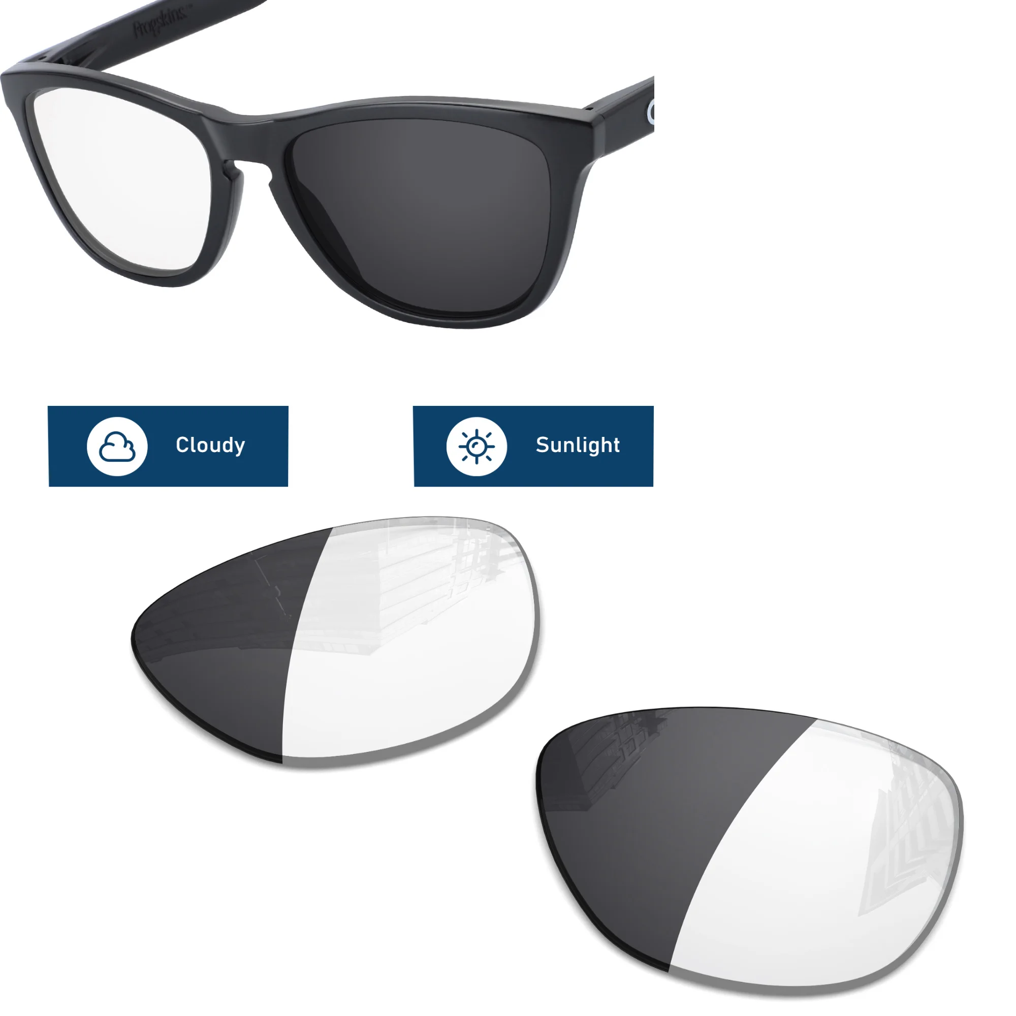 Nexpolarised Polarized Replacement Lenses for Oakley Frogskins OO9013 - 55mm Sunglasses - Multiple Color