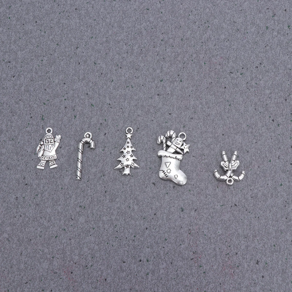 

50 шт., подвески на рождественскую тему, подвески из серебряного сплава, аксессуары для изготовления ювелирных изделий своими руками, уникальная форма, дизайн, подвески «сделай сам»