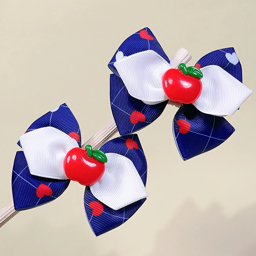 

4pcs Clips For Women Bowknot Bows Cute Girl Accessories Secure Fixation Durable Hair Clip Safe Material Fashion Hair Ornament