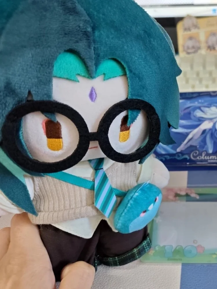 Genuine Genshin Impact Spring Blossom Tales Series Cute Dress Up Plush Doll Flins Xiao Barbatos Venti Lyney Collectible Toy Gift