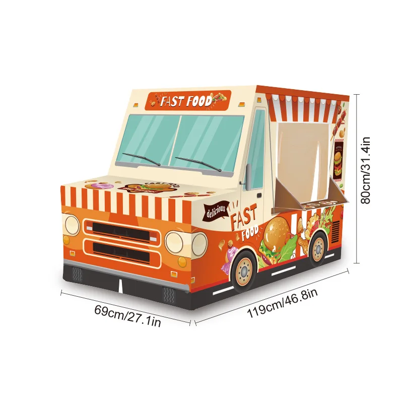 Castillo de juguete divertido para niños, diseño de coche verde para mascotas, tienda de juegos portátil al aire libre, juguete para casa de juego, tienda de juguete divertida para fiestas, gran regalo navideño y de Halloween, accesorios no incluidos