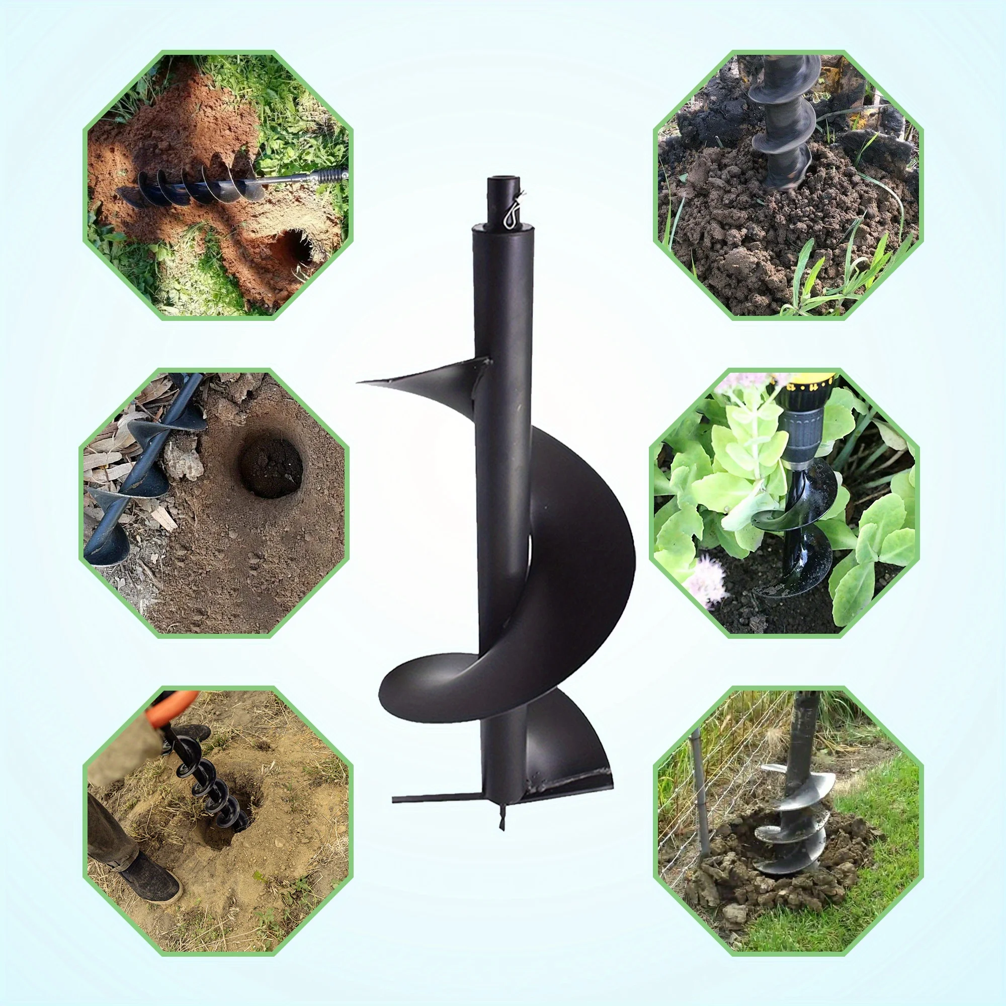 لقمة مثقاب ثقيلة مقاس 12 بوصة لحفارات ثقب الغاز - أداة مناظر طبيعية بعمود 3/4 بوصة #4