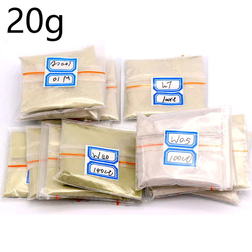 100 carats / 20g W0.5 to W40 Diamond Polishing Powder Grit 320~10000 Micron Polishing For Gemstone agate jade Ceramics Carbide