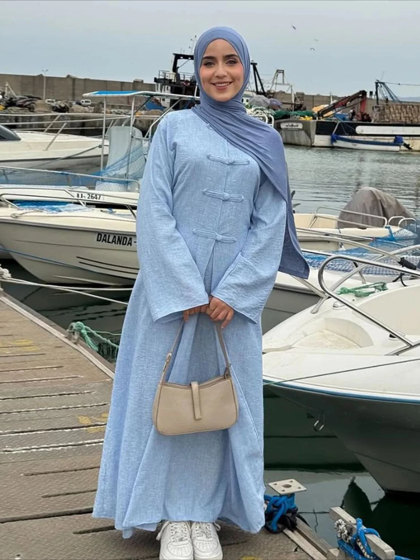 

Ид женское платье Абая, комплект из 2 предметов, кардиган, однотонный кардиган на пуговицах, мусульманский кафтан, халат Джалабия, Рамадан, кафтан, Vestidos Largos