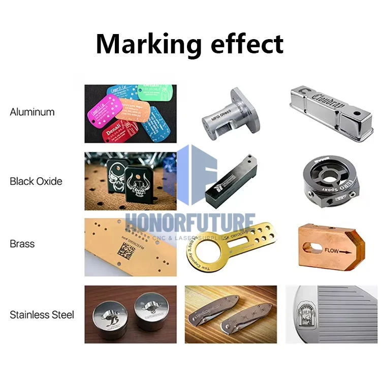 Fiber Desktop Laser Marking Machine 30w Laser Marker on Metal with Rotary