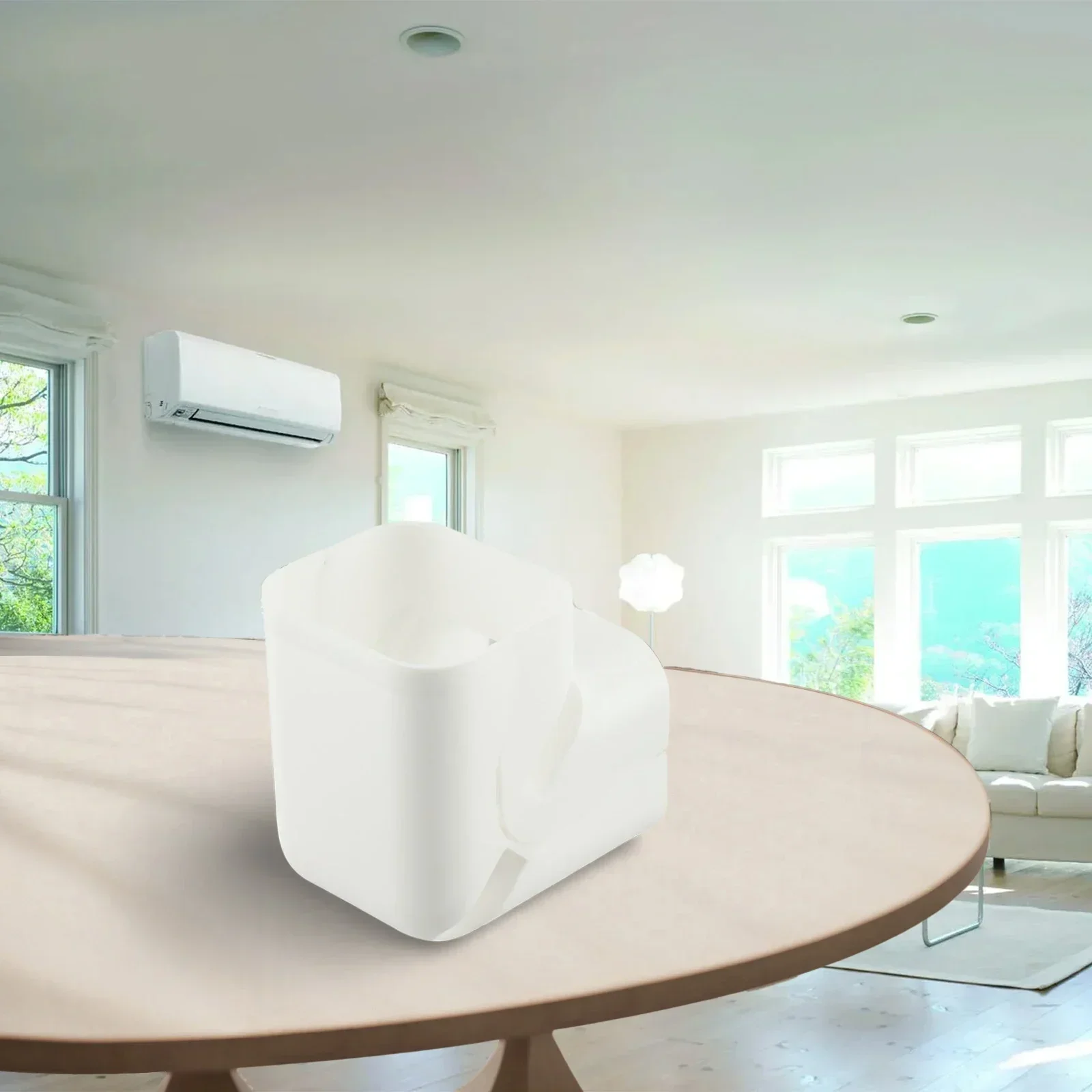 Adatta agli ambienti gomito piatto a 135 ° per interni ed esterni copertura terminale linee di connessione tappo a parete in PVC tappo per ingresso a parete facile da installare