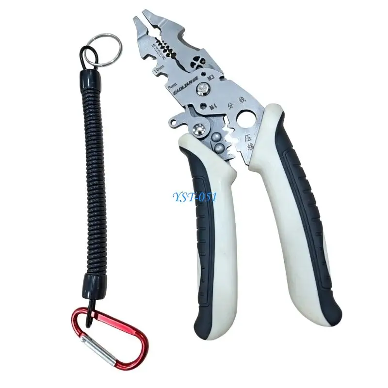 E15A Crimper Plier Crimping Tool Cable Wire Connectors Electrical Terminals Cutter