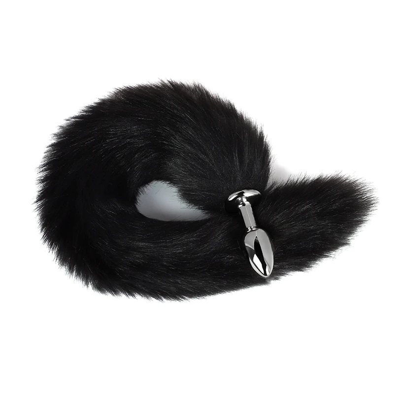 Anal Plug Metal Sexy Foxtail Anal Plug Role-play Sex Toy Male And Female Anal Plug Adult Game - view 4
