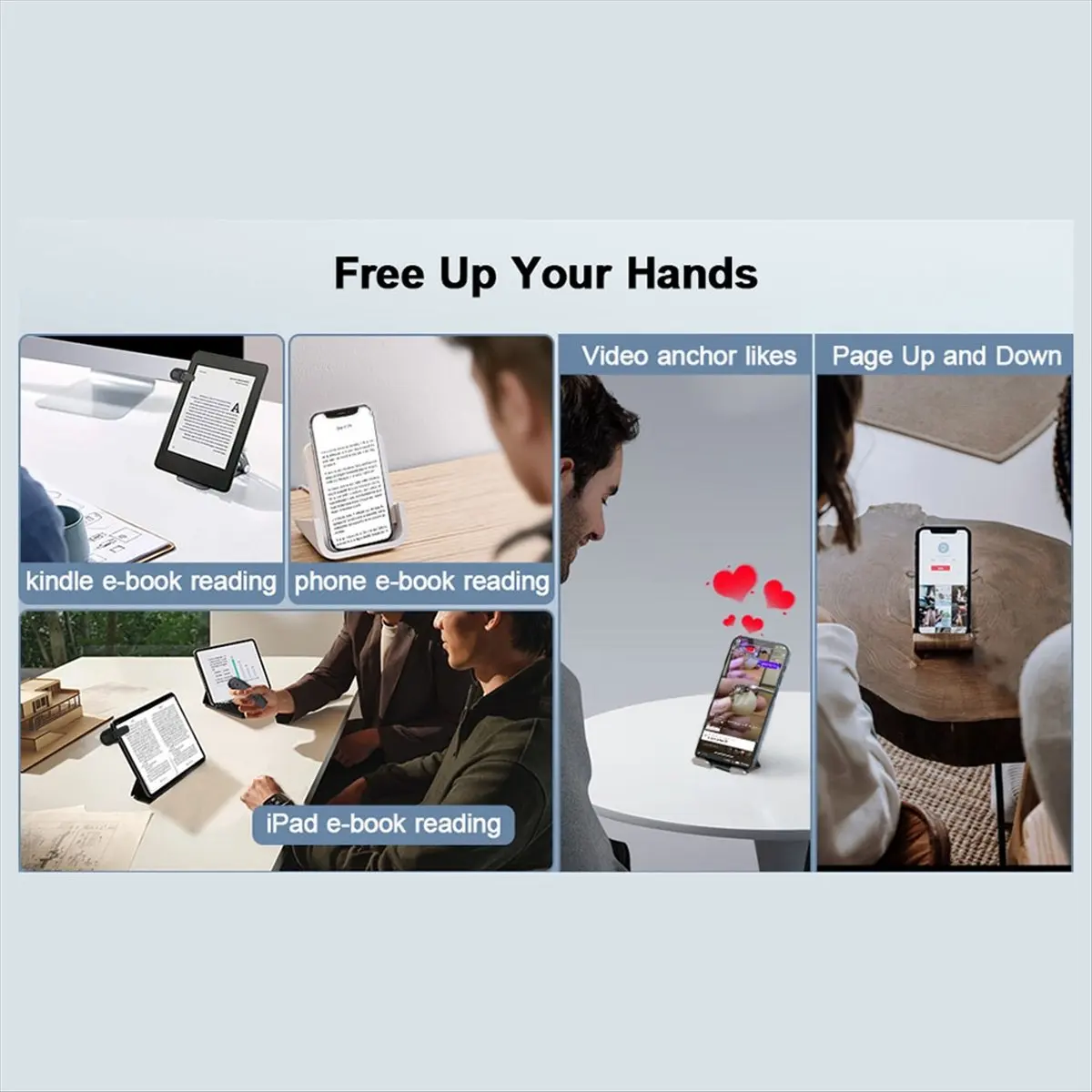 A48U Remote Control for Remote Page Turner for EReaders for Android Tablets