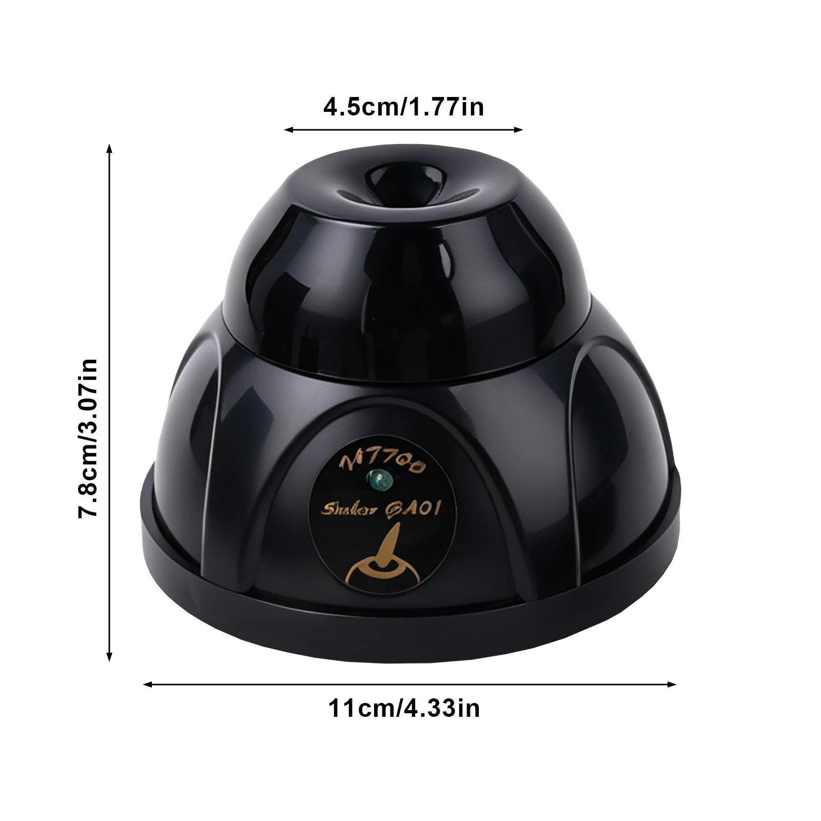 Mini Vortex Mixer Polish Shaker Tattoo Pigment Ink Stirrer with Non-slip Base for Stir Quickly Tattoo