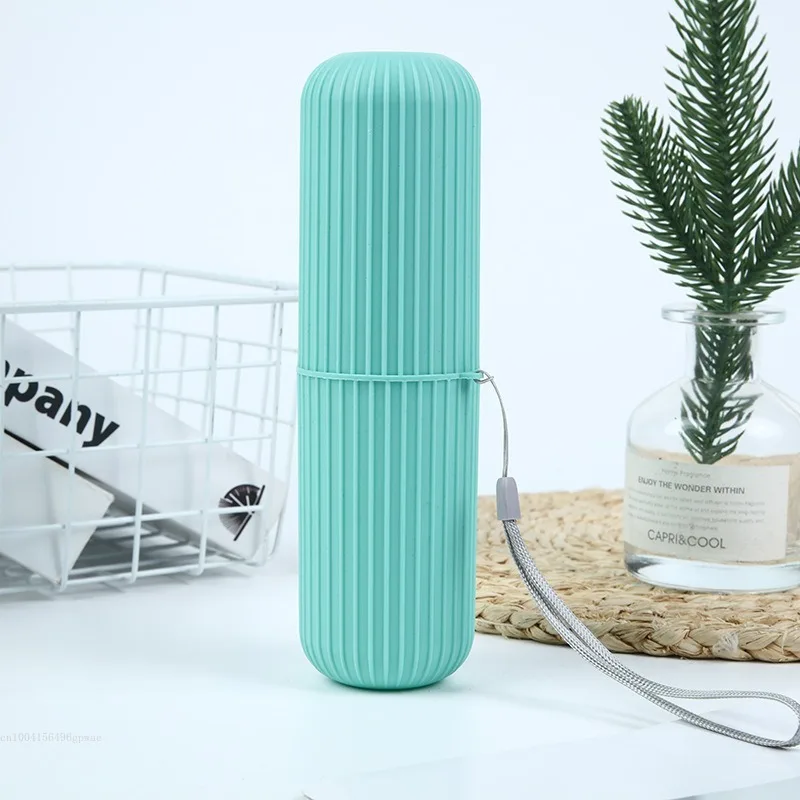 Toothbrush Cup with Cap Creative Toothpaste Holder Portable Storage Case Box Organizer Toiletries Storage Cup Travel Gadgets