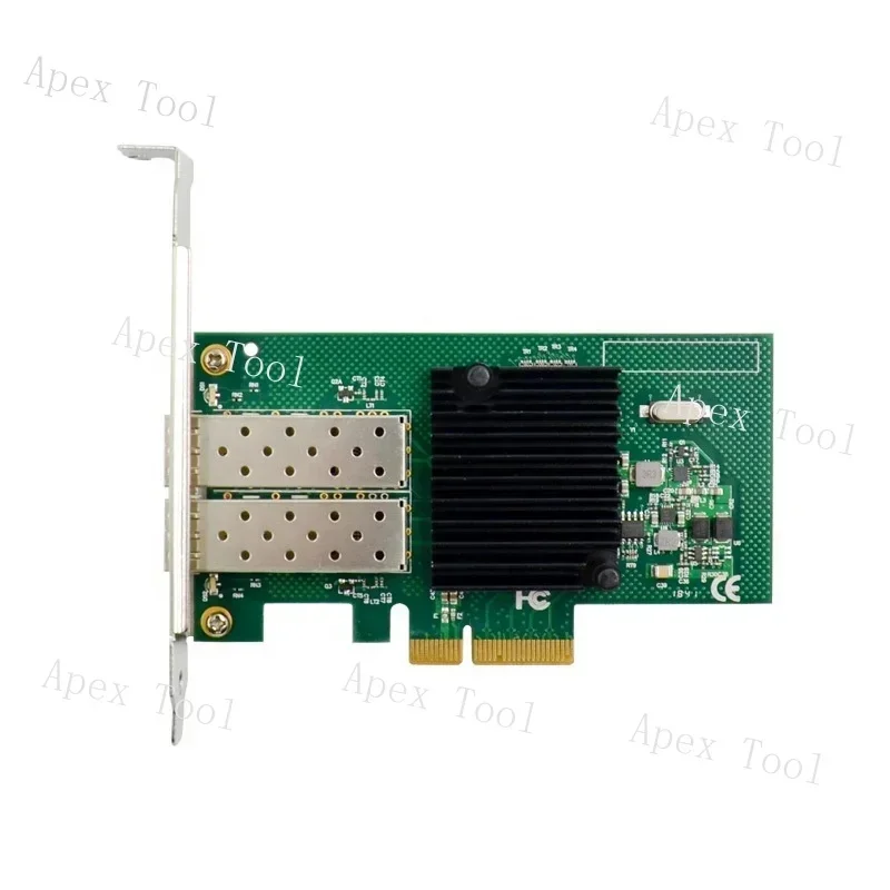 PCIe To Gigabit Ethernet Server NIC 1000M PCI-E Dual Port SFP Fiber Network Card I350AM2 Chipset 2 Lan