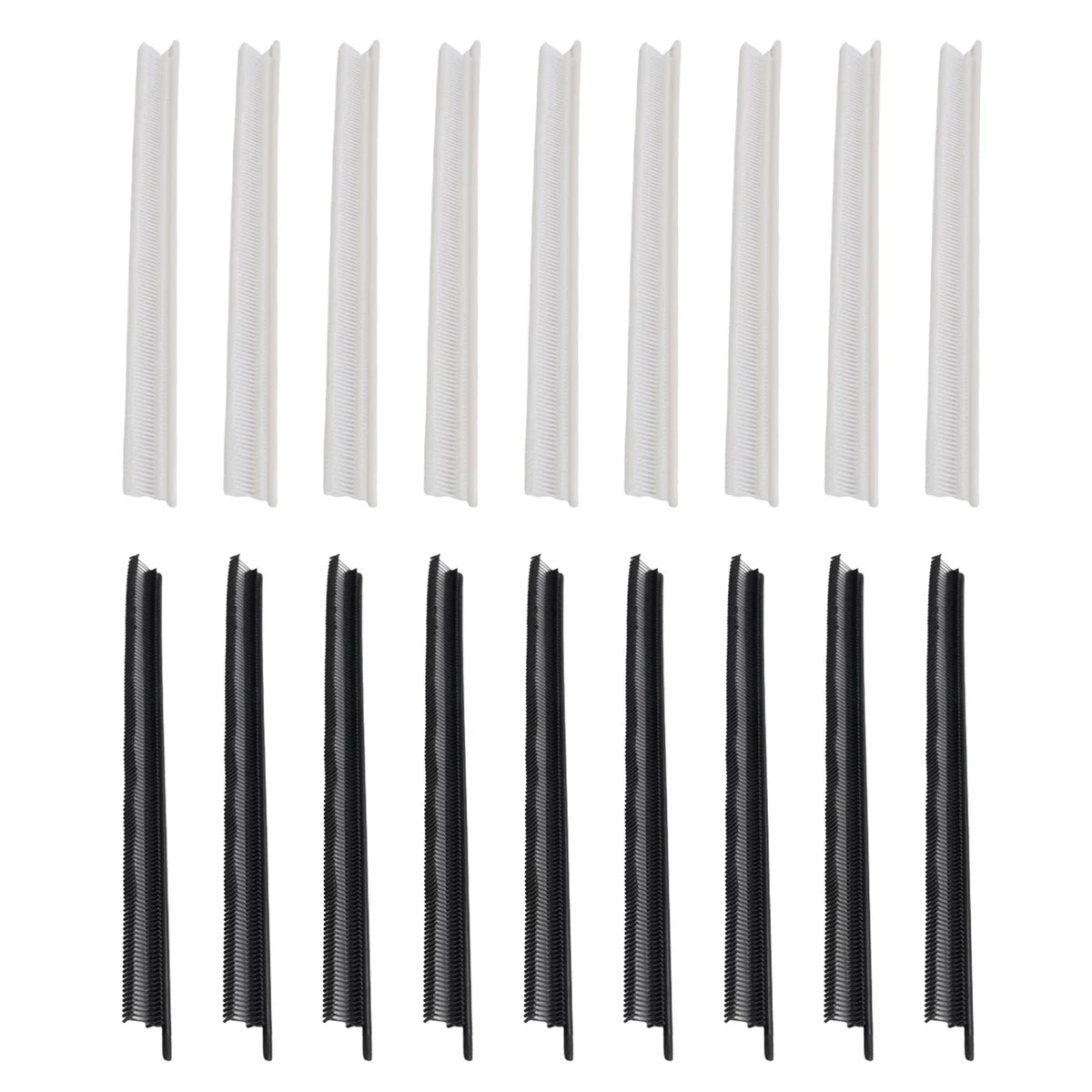 2000Pcs Mini Tag Kit,0.5cm Garment Tag Barb Attachment Price Tags 1000Pcs Black Fasteners and 1000Pcs White Fasteners SQ