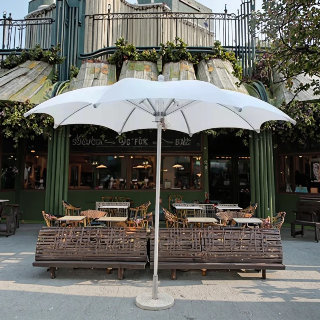 *Wholesale California Large Round Garden Market Poolside Beach Resort Parasol Large Outdoor Pagoda Patio Umbrella & Base