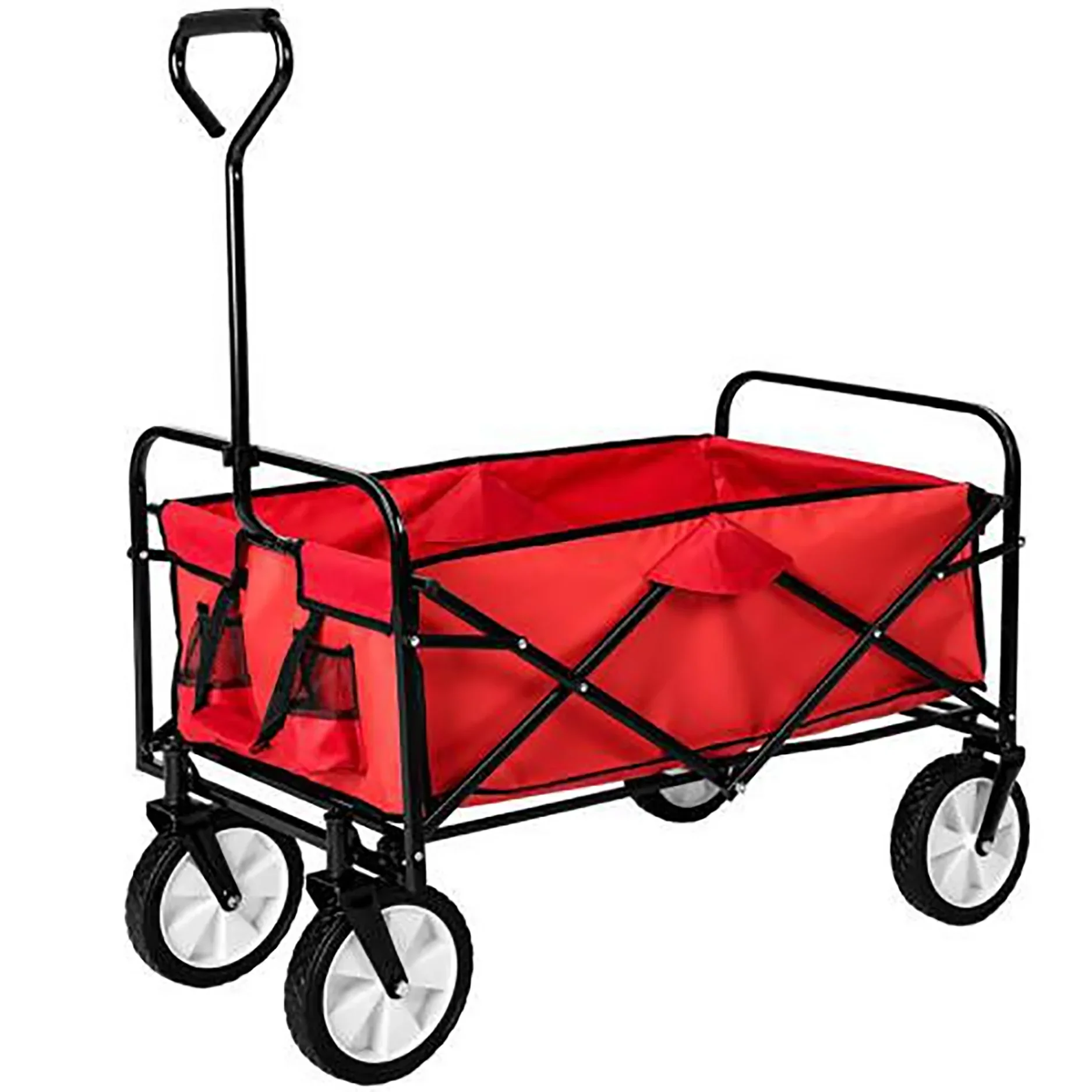 

Outdoor Portable Garden Cart Folding Trolley Utility Wagon For Camping Beach Travel Collapsible Wagon