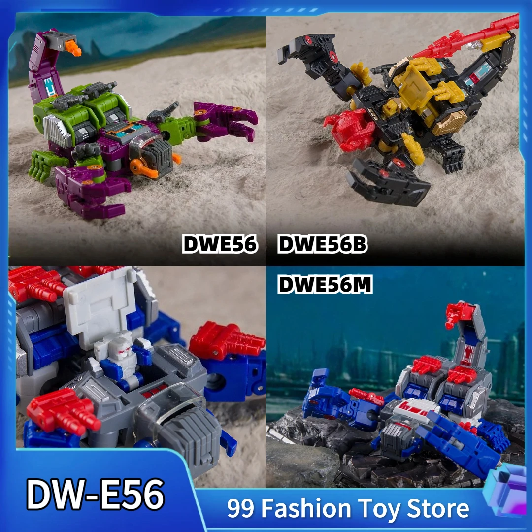 

In Stock Transformation Dr.Wu DrWu DW-E56 DW-E56B DW-E56M Scorponok Mini Action Figure Small Scale Gift Collection for Boys
