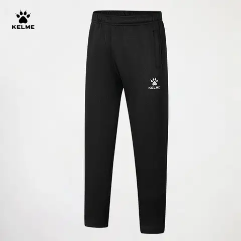 Kelme 어린이 맞춤형 니트 스트레이트 바지 야외 러닝 캐주얼 다목적 스포츠 바지 통기성 스트레치 스포츠 바지