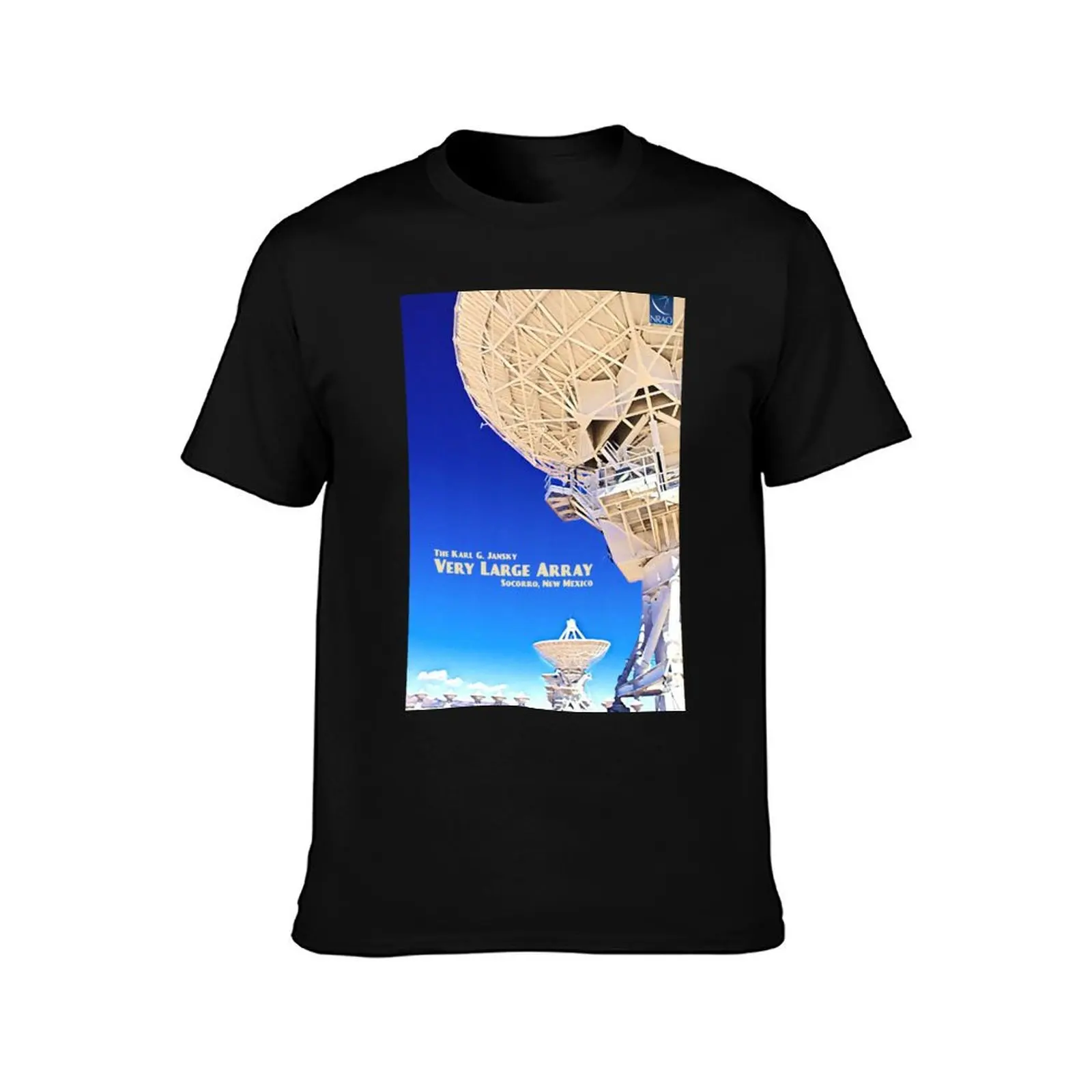 Very Large Array Travel Poster T-Shirt t shirt man luxury T-Shirt