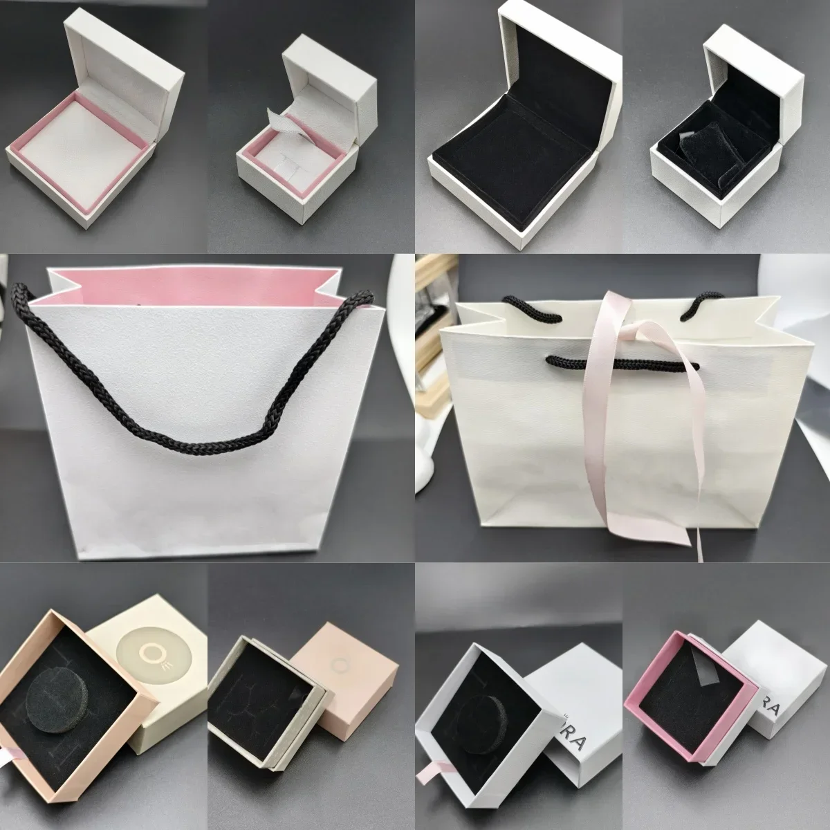 2024 New Gift Box Ring Earrings Bracelet Necklace Beautiful Packaging box Pandora Jewelry box Tote bag