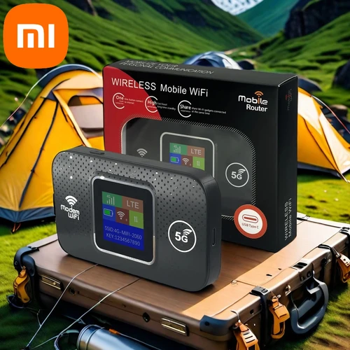 Imagen 1 del producto Xiaomi 4G 5G Wifi 6 enrutador de punto de acceso móvil compatible con 10 usuarios con ranura para tarjeta Sim enrutador inalámbrico Wifi portátil Hotspot viaje en casa
