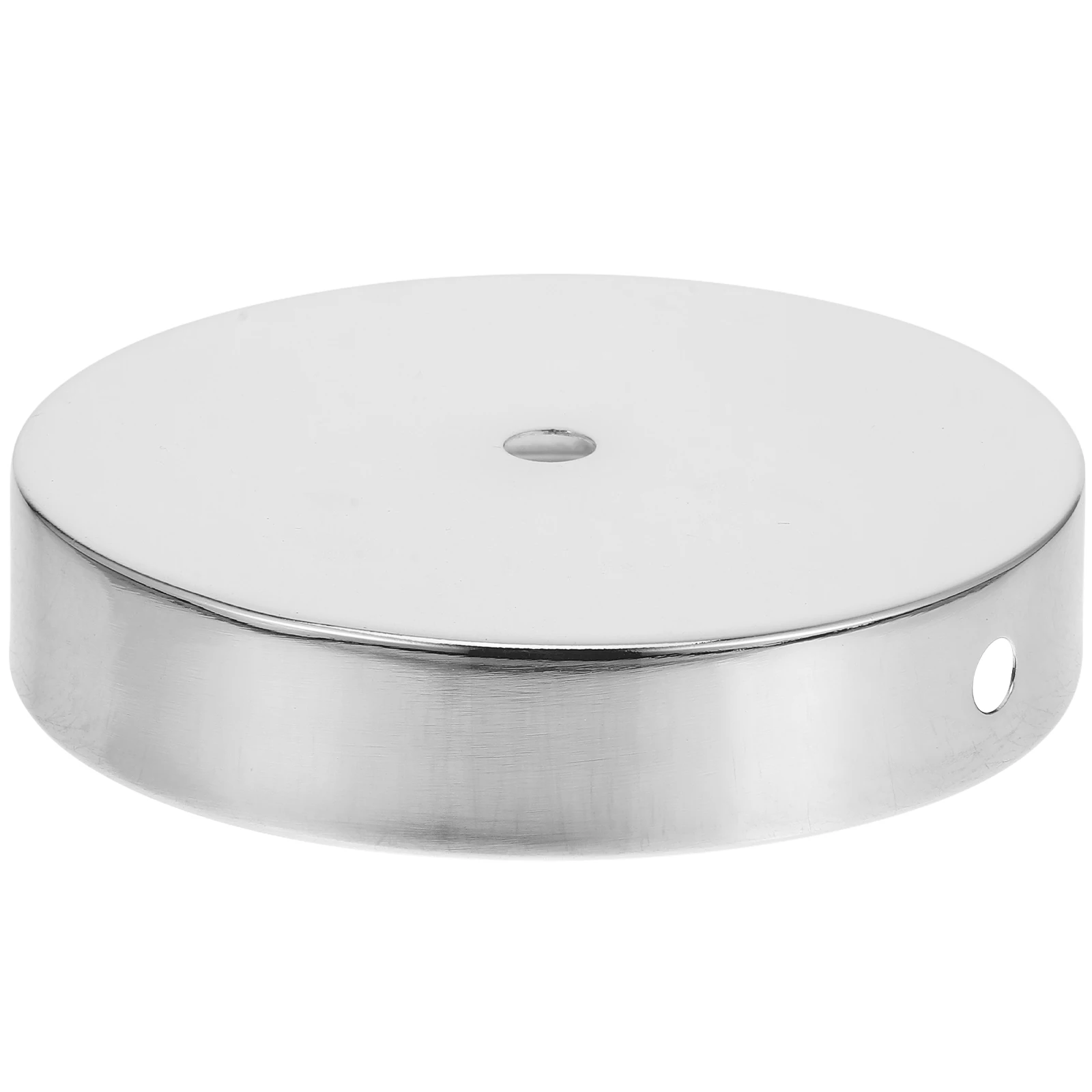 

DIY Table 120x25mm Iron Metal LED Light Display Stand Round Bottom Holes Bedside Metal Desk Lamp Base Small Iron Lamp Base