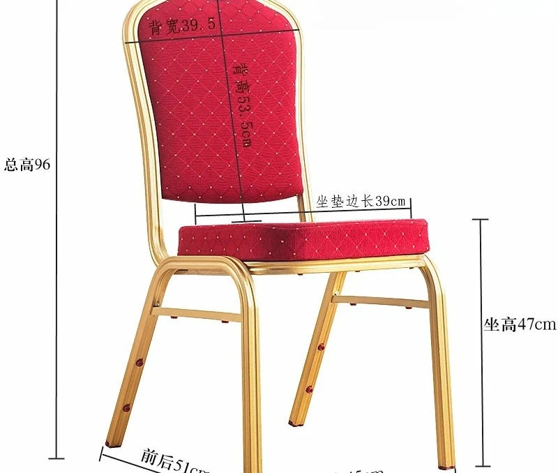 For Wedding Banquet Chair, VIP Party Folding Seat for Event, Hotel Conference Training Chair with Table Set