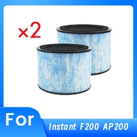A78E-For Instant AP200 F200 Filter 3-in-1 HEPA Replacement Filters HEPA Filter & High Efficiency Activated Carbon Filter 2Pcs