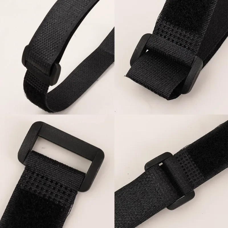 Wiederverwendbare Klett-Nylon-Kabelbinder Verstellbare Drahtbefestiger Wickelbänder zur Sicherung von Kabeln und Kabelmanagement – Detail 7