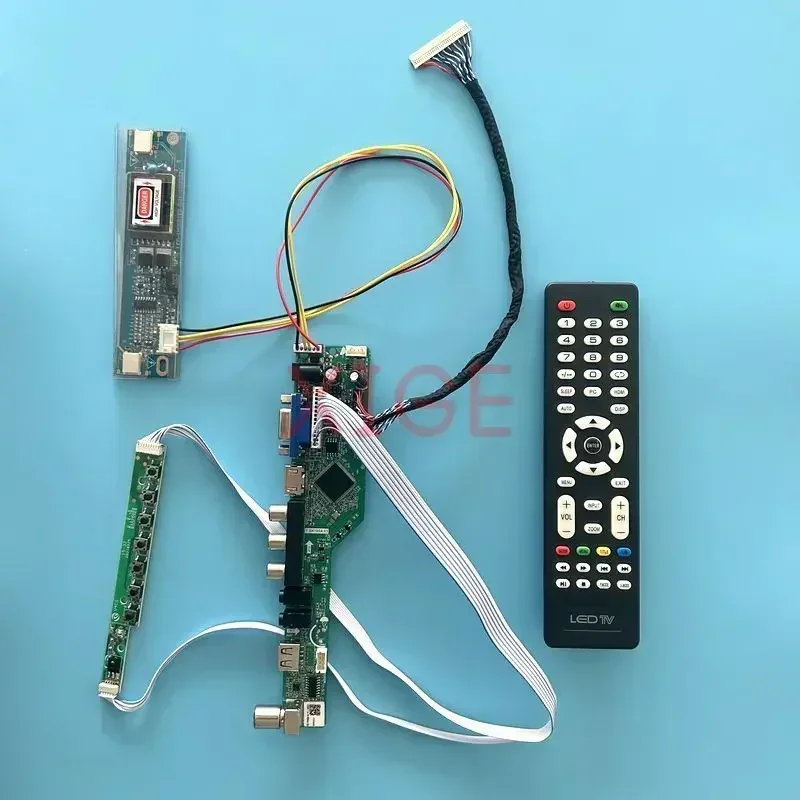 

Плата контроллера драйвера подходит для LM200WD1-TL LTM200KT03 1600*900 IR + USB + AV + HDMI + VGA ЖК-дисплей 2CCFL DIY Kit Аналоговый телевизор LVDS 30-контактный