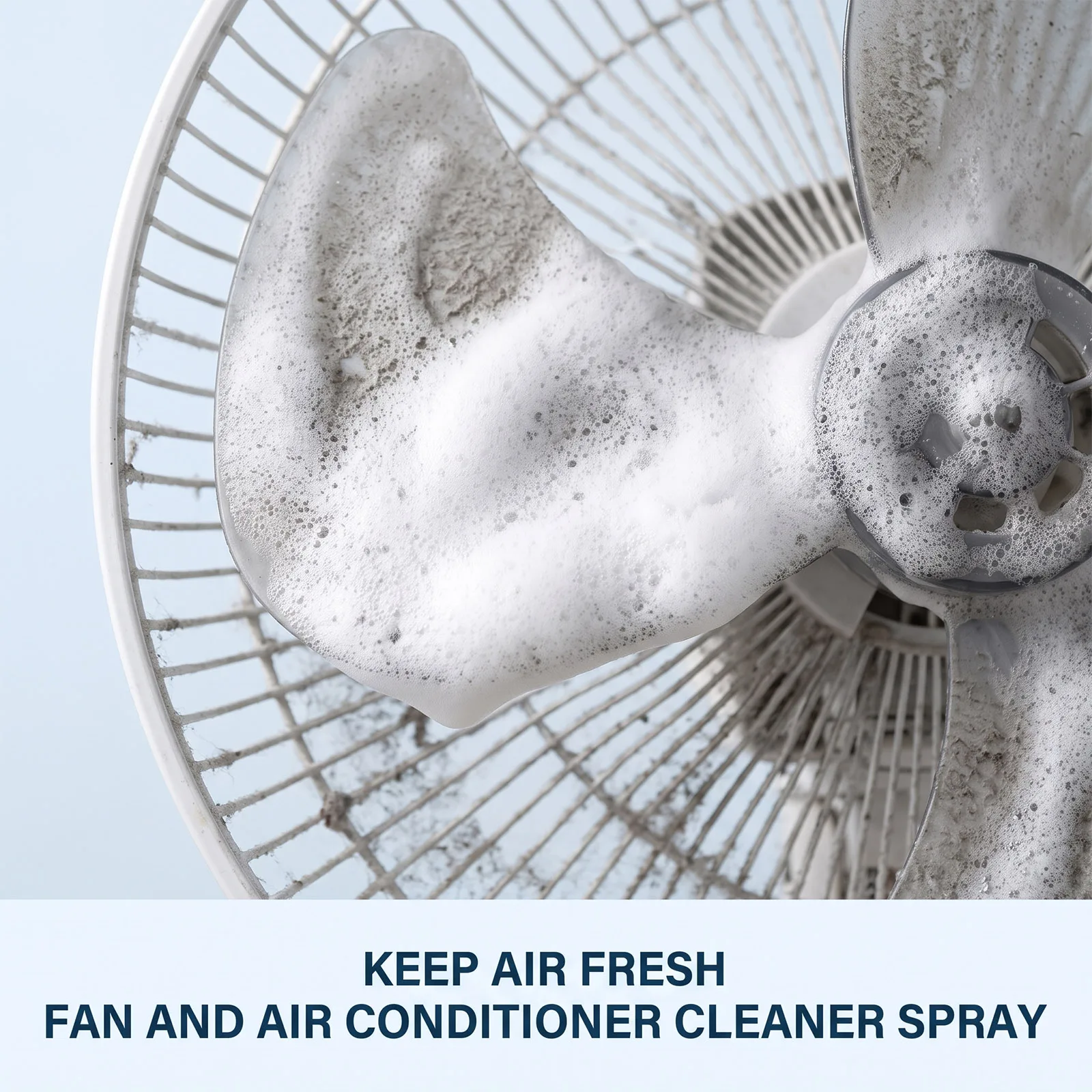 Fan Air Conditioner Cleaner Spray Deep Dust Dirt Remover Filter Coil Cleaning Foam Freshener Household Appliance Care Treatment - view 3