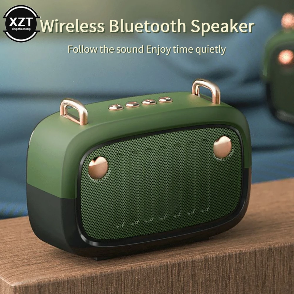 New BS32D Portable Bluetooth Speaker Handsfree Call Sound Box Subwoofer Creative Multifunctional Mini Wireless Speaker FM Radio