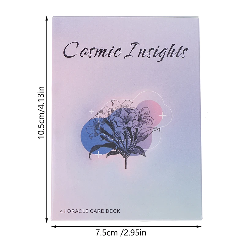 41 Card Deck For Daily Life Clarity English Version -Oracle Cards Cosmic Insights A 10.5*7.5cm Fate Divination Prophecy Card