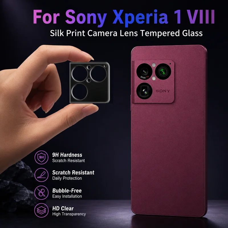 Privacy Screen Protector for Sony Xperia 1 VIII 2026, 28 Degree Anti-Peep Full Coverage Tempered Glass, Exact Cut Case view 4