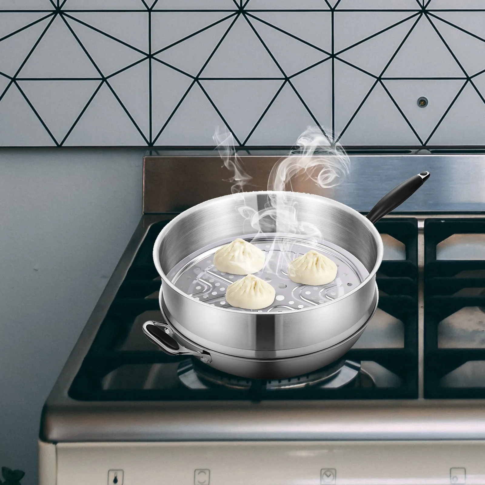 

1Pcs Stainless Steel Steamer Rack Rust-Proof Pressure Cooker Canner Storage Rack Kitchen Cooking Accessories Baking Roasting