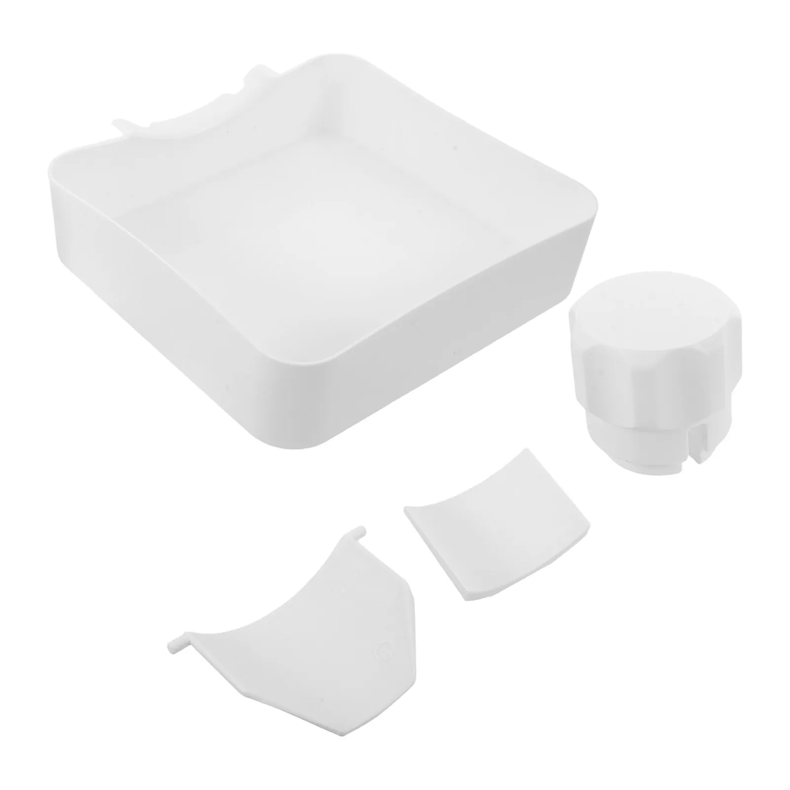 1Set Washer Drain Pan Plastic Reusable Anti-Spill Tray Laundry Room Catch Pan Filter Water Holding Tray Floor Protector