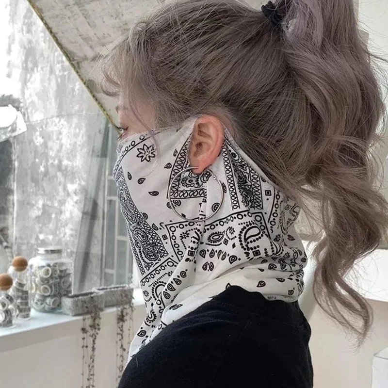 Mode Punk Sonnencreme Maske Für Männer Frauen Sommer Gesicht Hals UV Schutz Ohr Schal Hip Hop Outdoor Sport Radfahren Bandana Schals – Detail 12